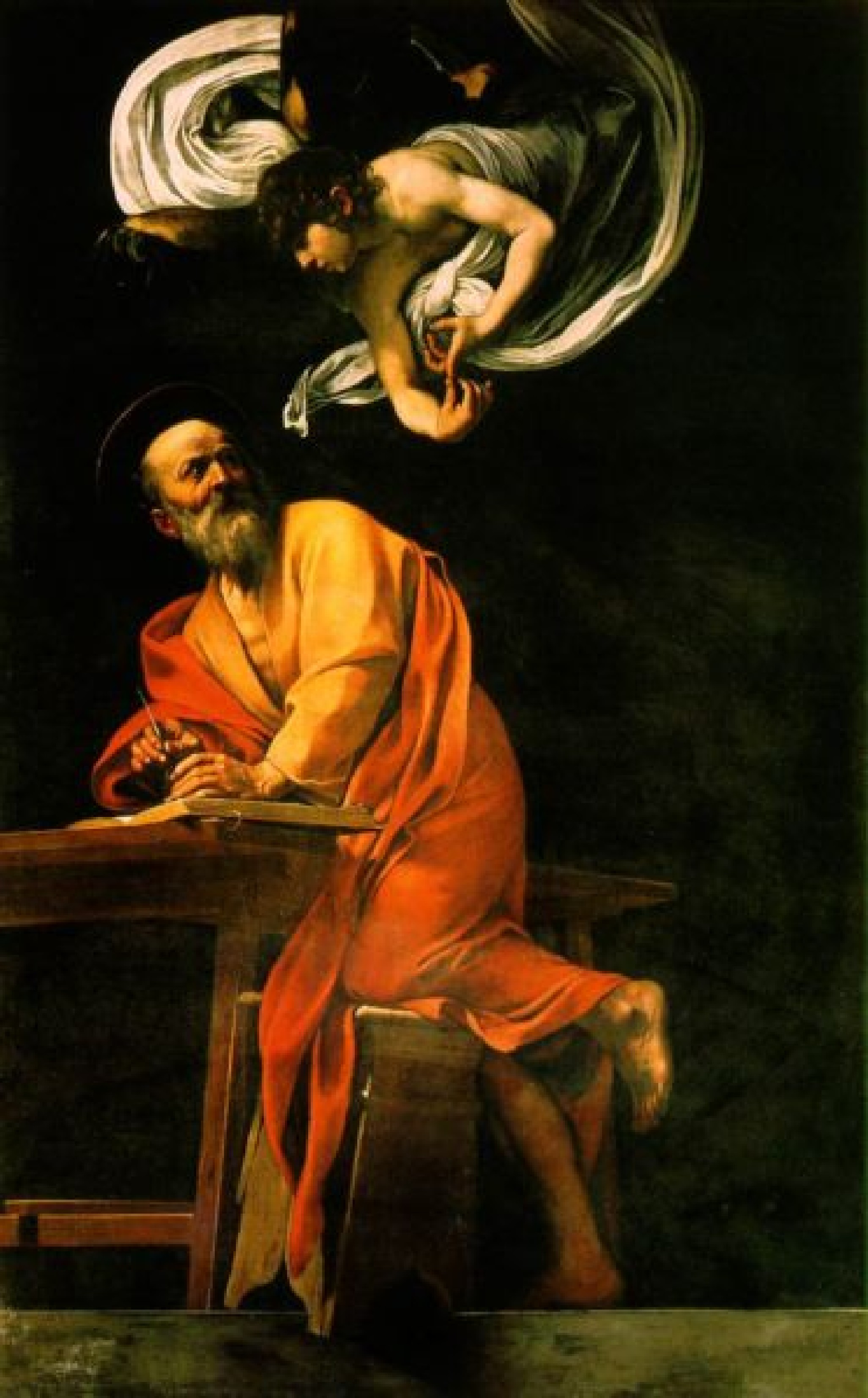 Caravaggio - A Inspiração de São Mateus