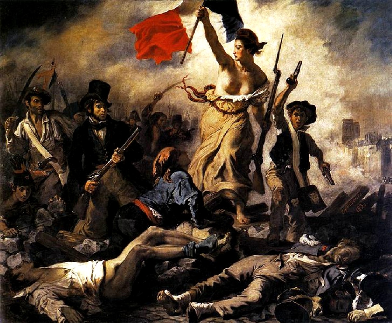 'La Liberté guidant le peuple'. Delacroix