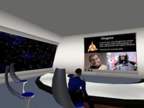 Museu de Ciências Star Trek sala de conferências