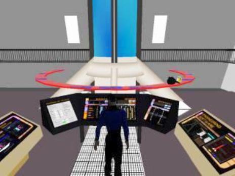 Museu de Ciências Star Trek sala da engenharia