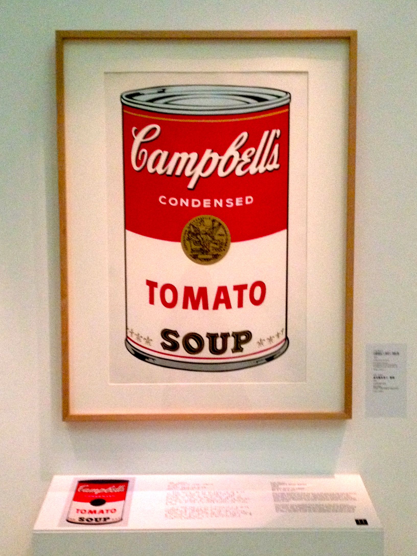 'Campbell's Soup Can'. Andy Warhol